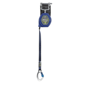 FallTech 8' FT-X Class 2 Single-leg EdgeCore Leading Edge SRL - Aluminum CE Carabiner - 84108SP6