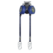 FallTech 8' FT-X Class 2 Twin Leg EdgeCore Leading Edge SRL - Steel Snap Hooks - 84108TP1