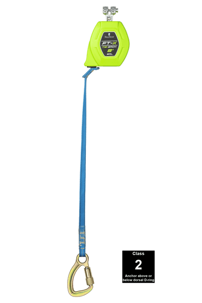 FallTech 8' FT-X Web Tie-Back Class 1 Personal SRL - Replacement-leg with Steel 5k Carabiner - 84308RP8