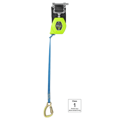 FallTech 8' FT-X Class 1 Single-leg Tie-Back SRL - Steel Carabiner - 84308SP8