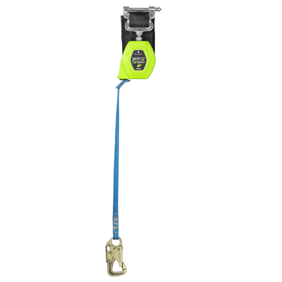 FallTech 8' FT-X Class 1 Single-leg Tie-Back SRL - Steel Snap Hook - 84308SP8S