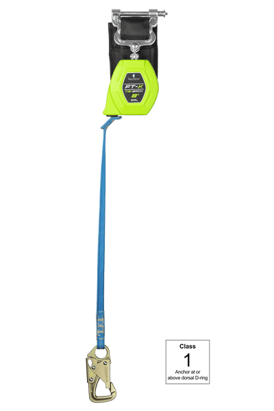 FallTech 8' FT-X Class 1 Single-leg Tie-Back SRL - 84308SP8S