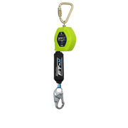 FallTech 11' Single Leg Web FT-X Class 1 SRL-P - Steel Snap Hook &  Steel Dorsal Connecting Carabiner - 84711SC1