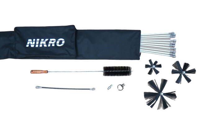 Nikro Deluxe Dryer Vent Rotary Brush Kit - 861710