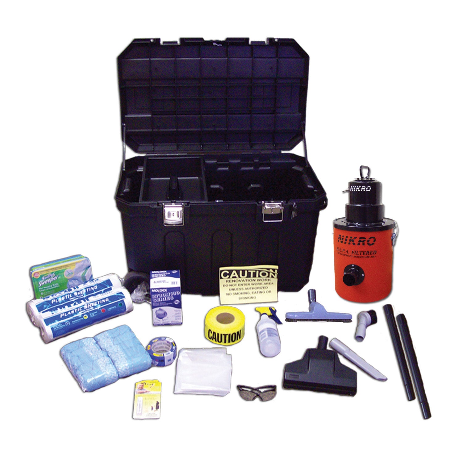 Nikro Lead RRP Compliance Kit #1 - INCLUDES 2 Gal HEPA VACUUM