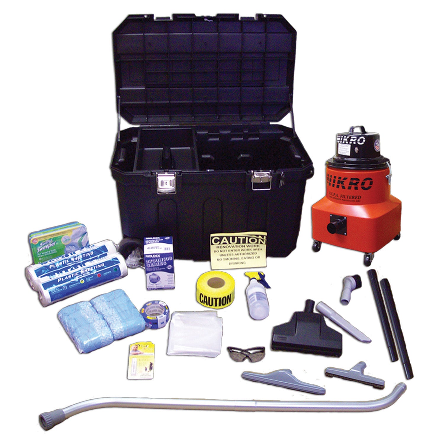 Nikro Lead RRP Compliance Kit #2 - INCLUDES 10 Gal. HEPA VACUUM