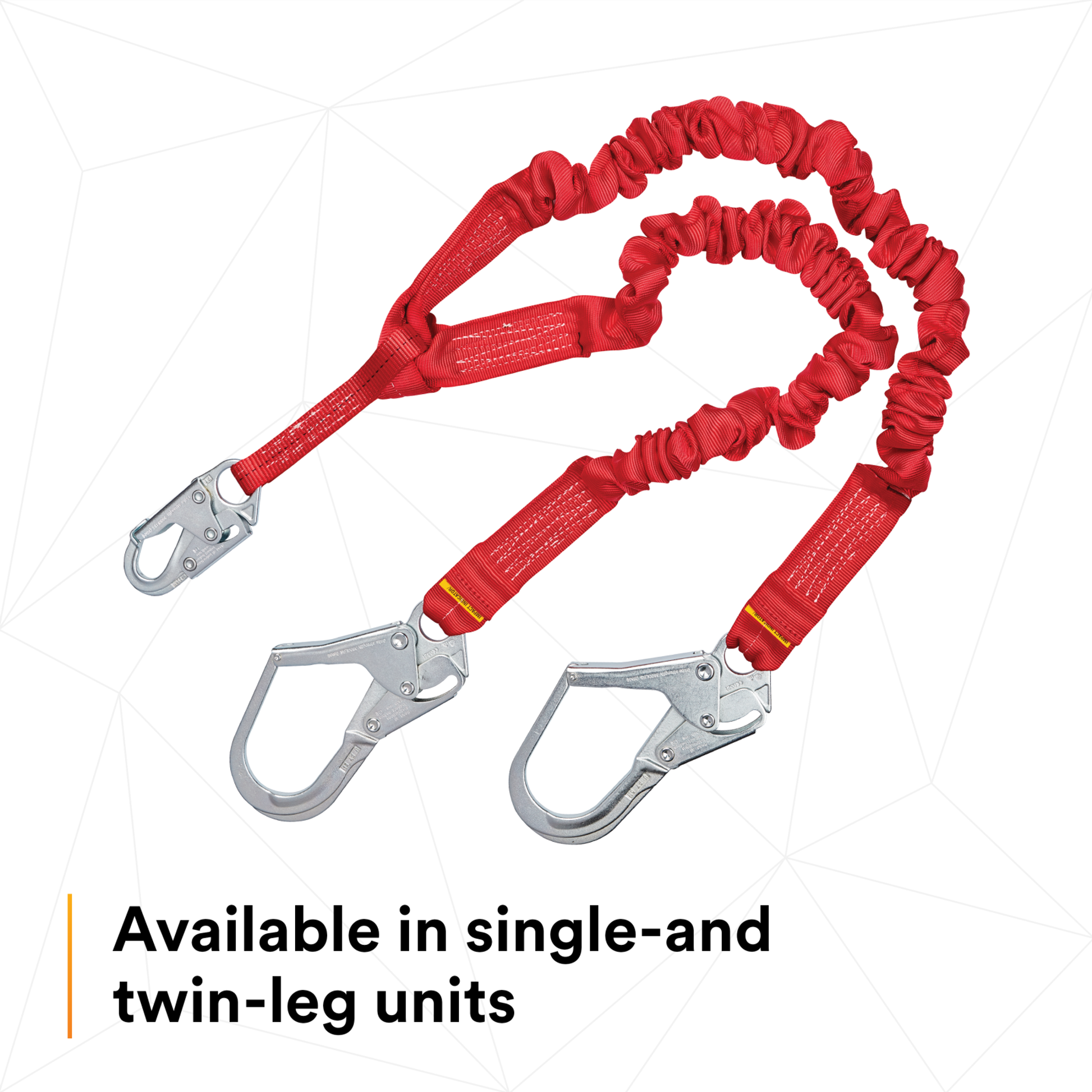 3M Protecta Pro Stretch 100% Tie-Off Shock Absorbing Lanyard - 1340161