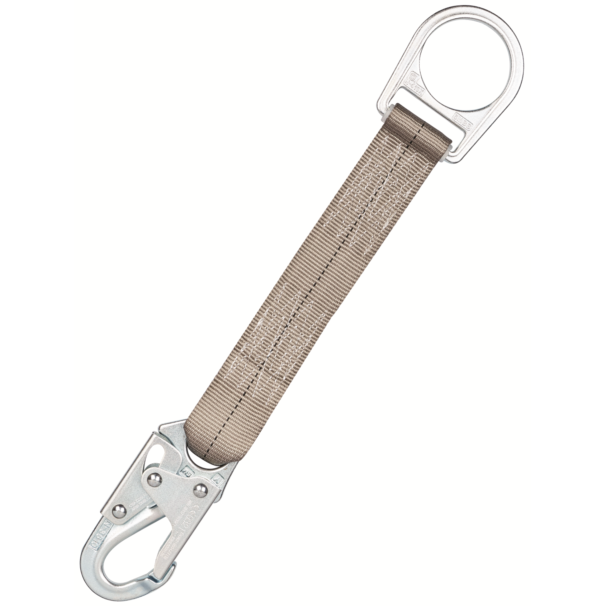 3M Protecta Web D-Ring Extension Anchor - Polyester - 1.5 ft - 1385000