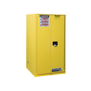 Justrite Sure-Grip Ex Combustibles Safety Cabinet For Paint And Ink - Cap. 96 Gal. - 5 Shelves - 2 S/C Dr - Yel - 896030