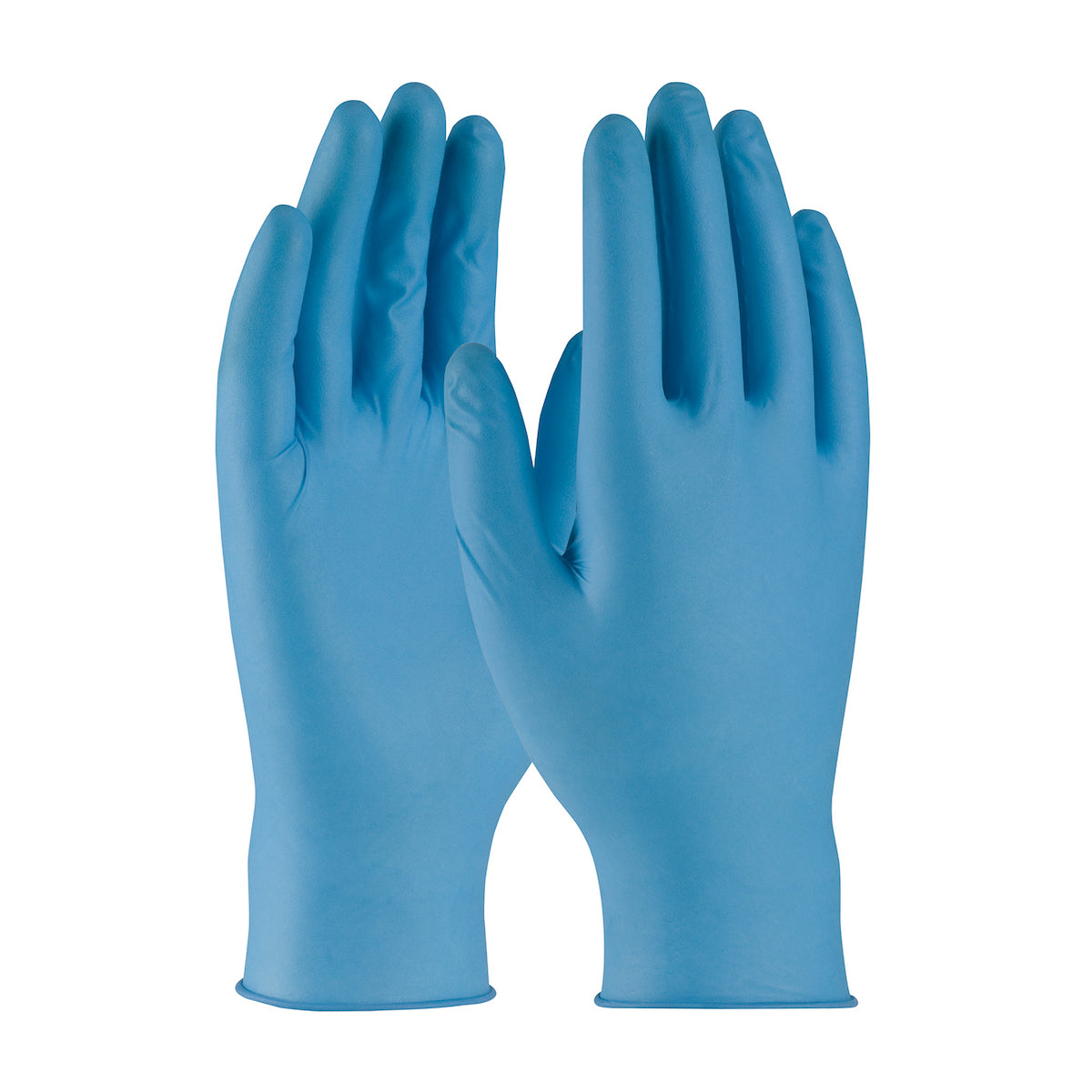 QRP Qualatrile Disposable Nitrile Glove  Powder Free w/Textured Grip - 8 Mil - Blue - 1/CS - 8BQF09