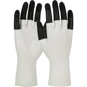 QRP Qualatex Static Dissipative Vacuum Sealed Latex Finger Cots ISO 5 (Class 100) - Black - 1/CS - 8C