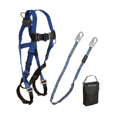 FallTech Harness and Lanyard 3-pc Kit Including Small Storage Bag (7015 8259 5005) - 9005PS