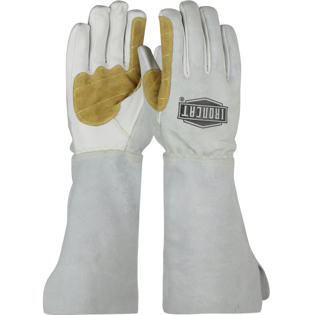 Ironcat Premium Goatskin MIG Welder's Glove w/DuPont Kevlar Stitching & Climax Aerogel Insulation - DISCONTINUED - Natural - 1/PR - 9072