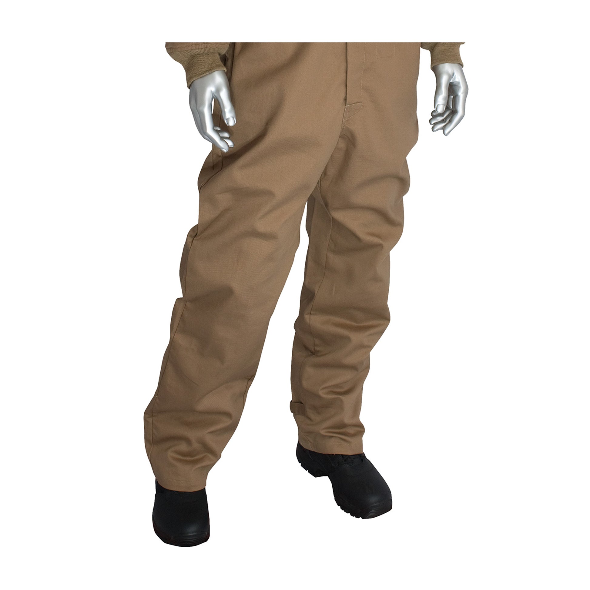 PIP Arc Clothing AR/FR Dual Certified Coverall w/Vented Back - 8 Cal/cm2 - Tan - 1/EA - 9100-2100D