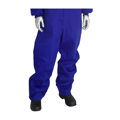 PIP Arc Clothing AR/FR Dual Certified Coverall w/Vented Back - 8 Cal/cm2 - Blue - 1/EA - 9100-2120D