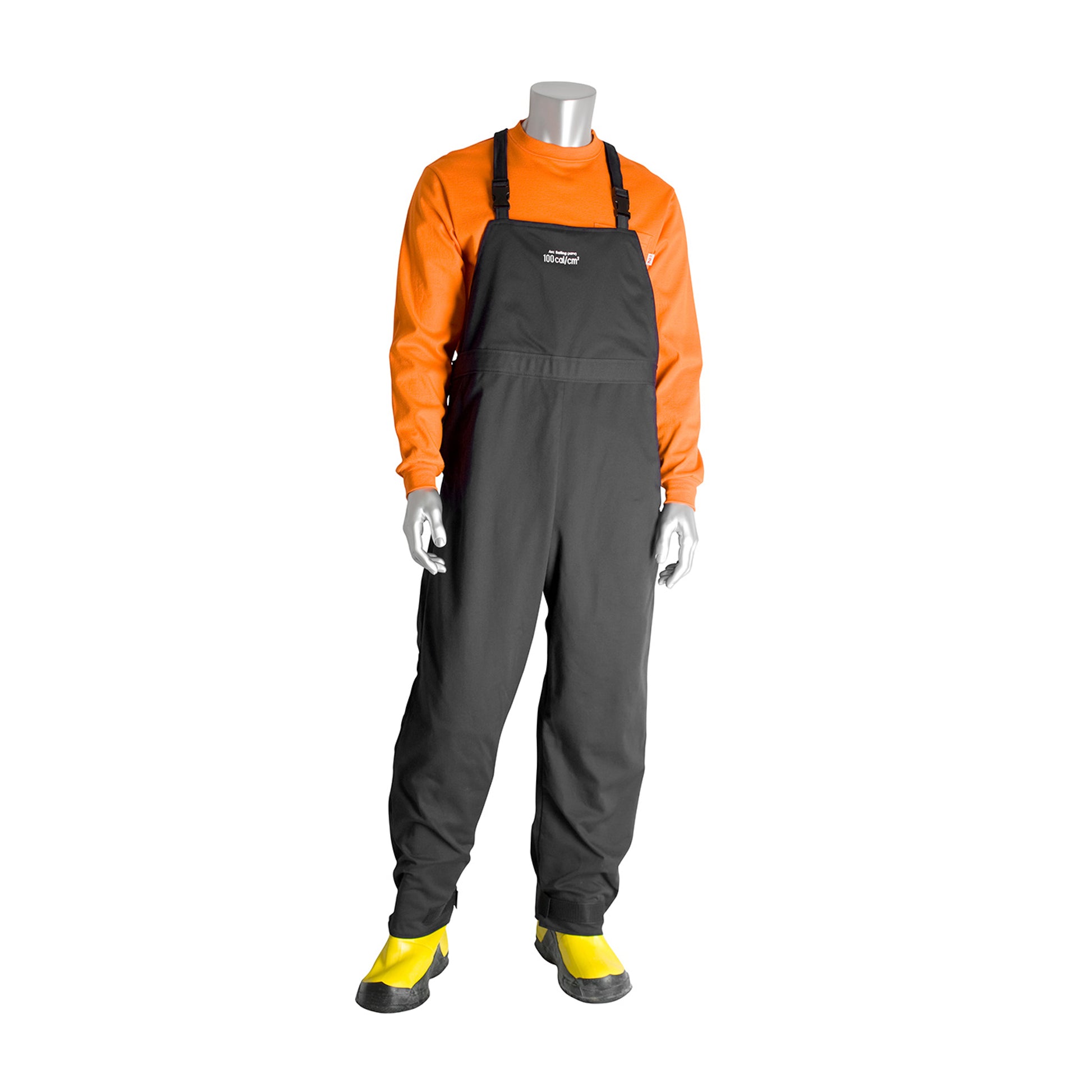PIP Arc Clothing AR/FR Overalls - 100 Cal/cm2 - Gray - 1/EA - 9100-53750