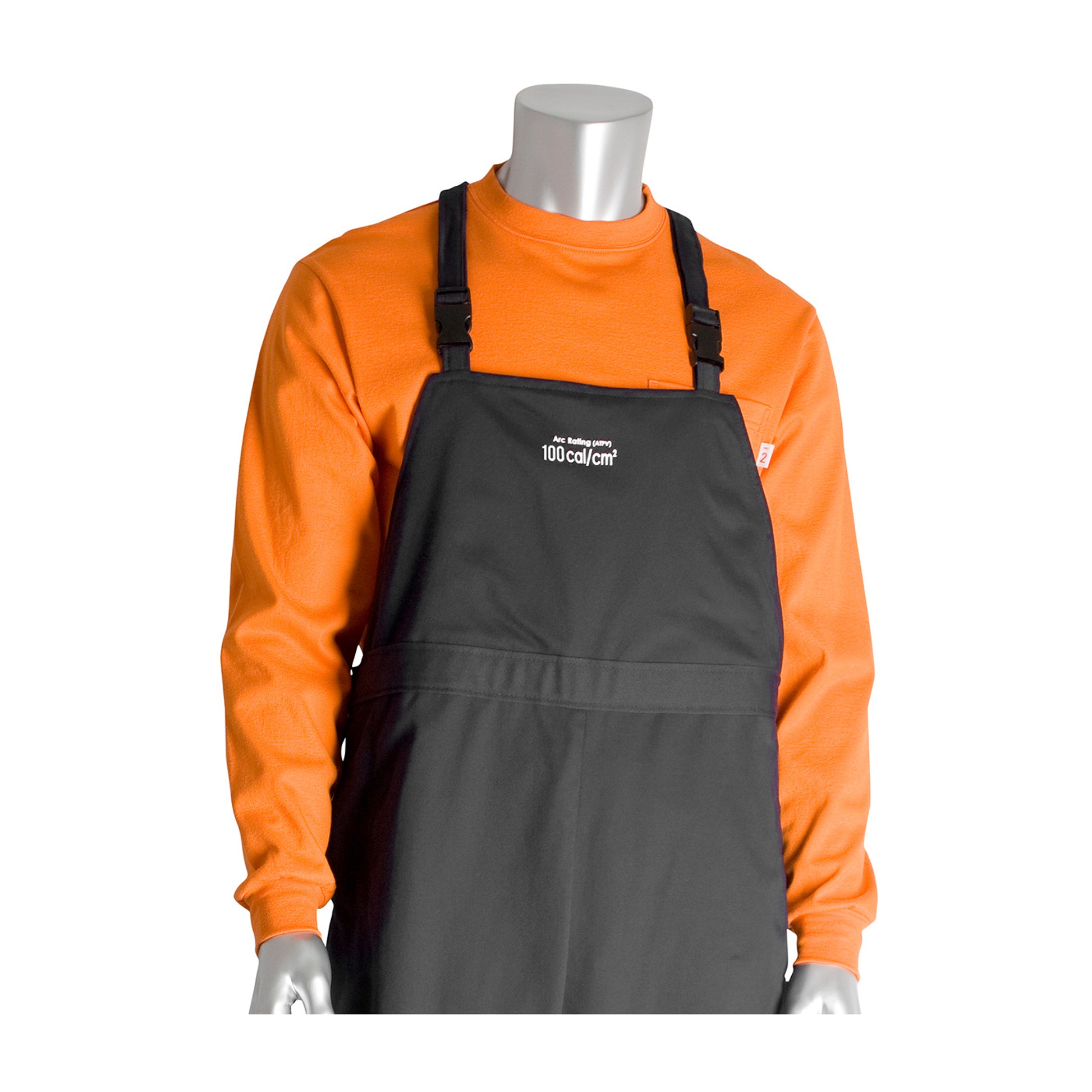 PIP Arc Clothing AR/FR Overalls - 100 Cal/cm2 - Gray - 1/EA - 9100-53750