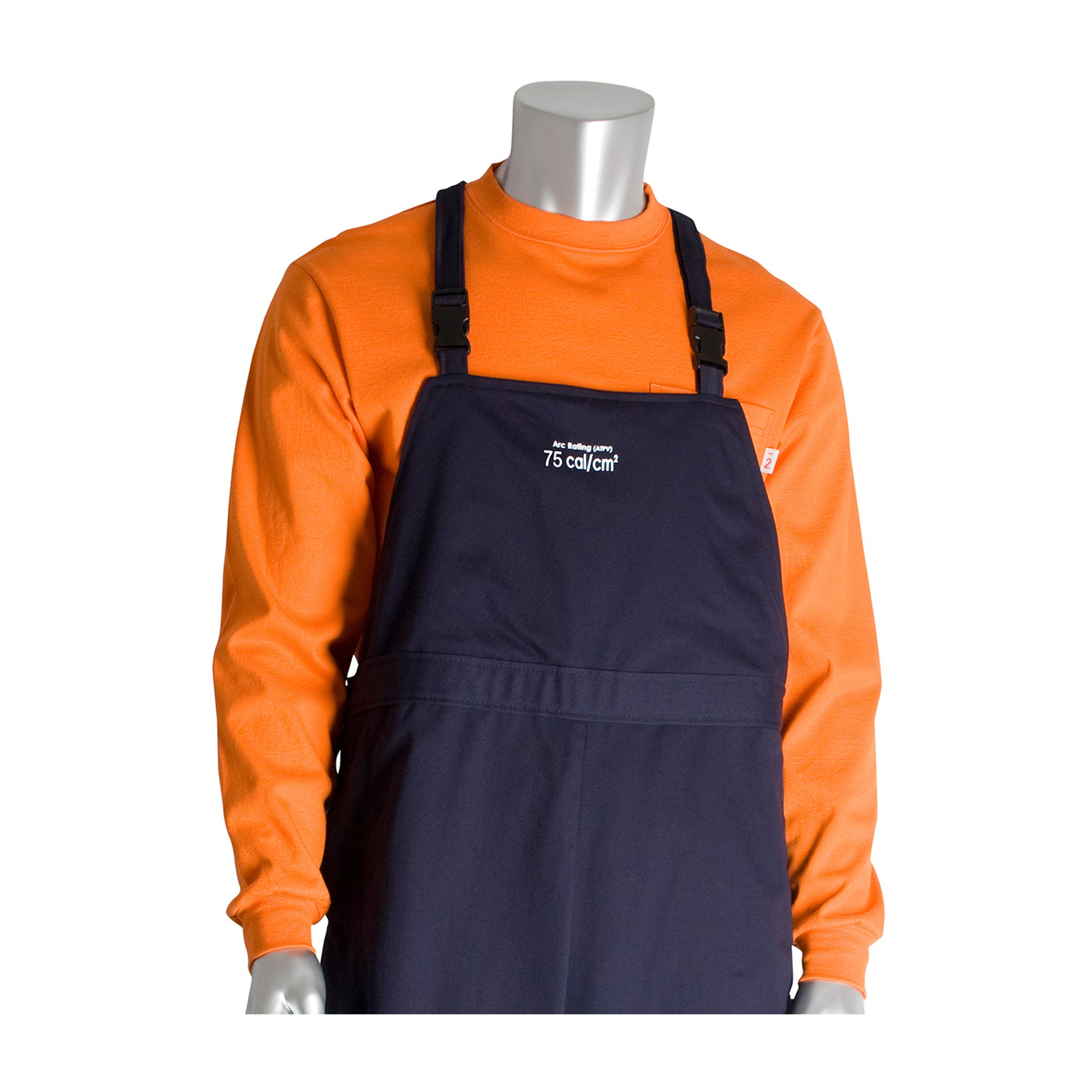 PIP Arc Clothing AR/FR Overalls - 75 Cal/cm2 - Navy - 1/EA - 9100-75001