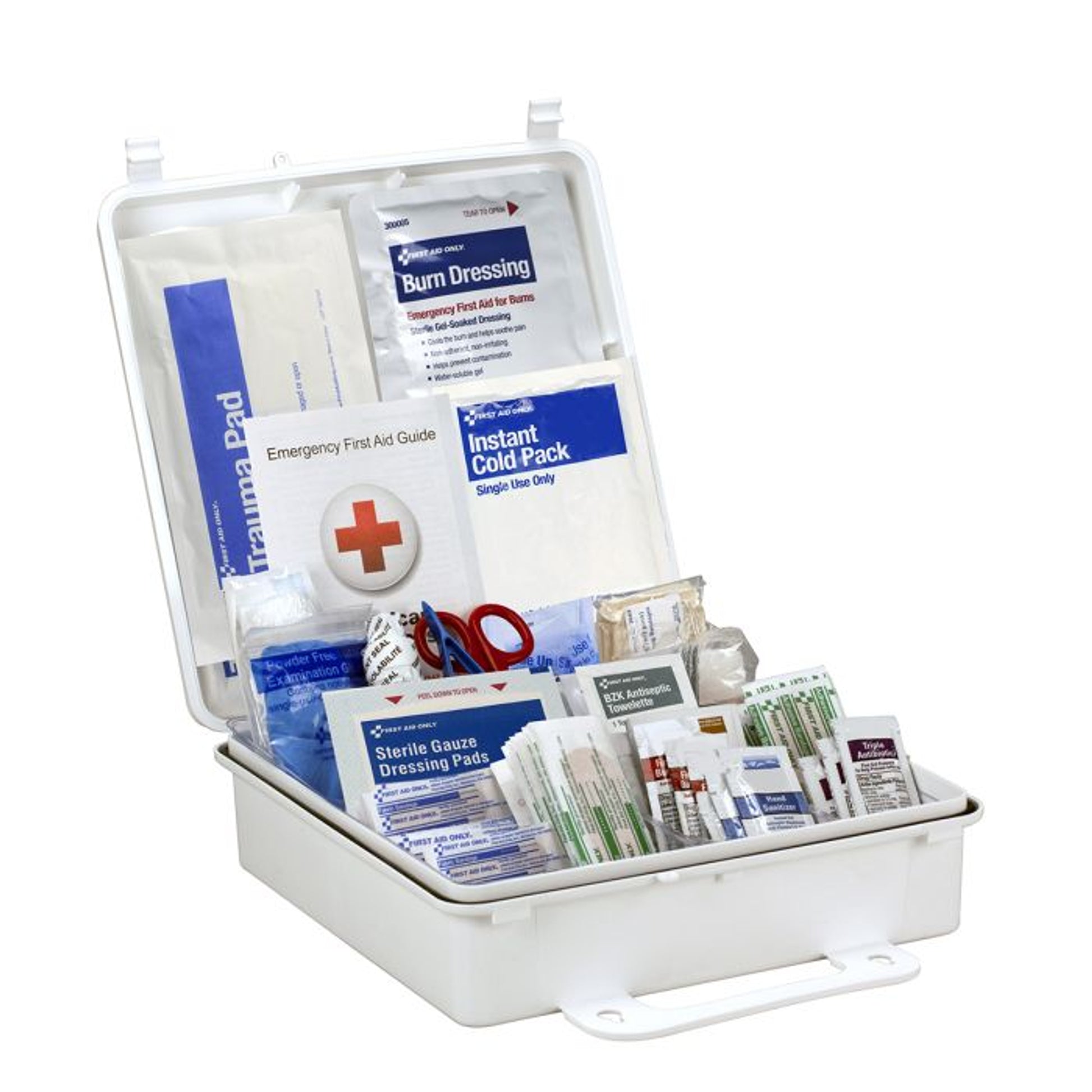 First Aid Only: 50 Person ANSI A Plastic First Aid Kit, ANSI 2021 Compliant - 91327