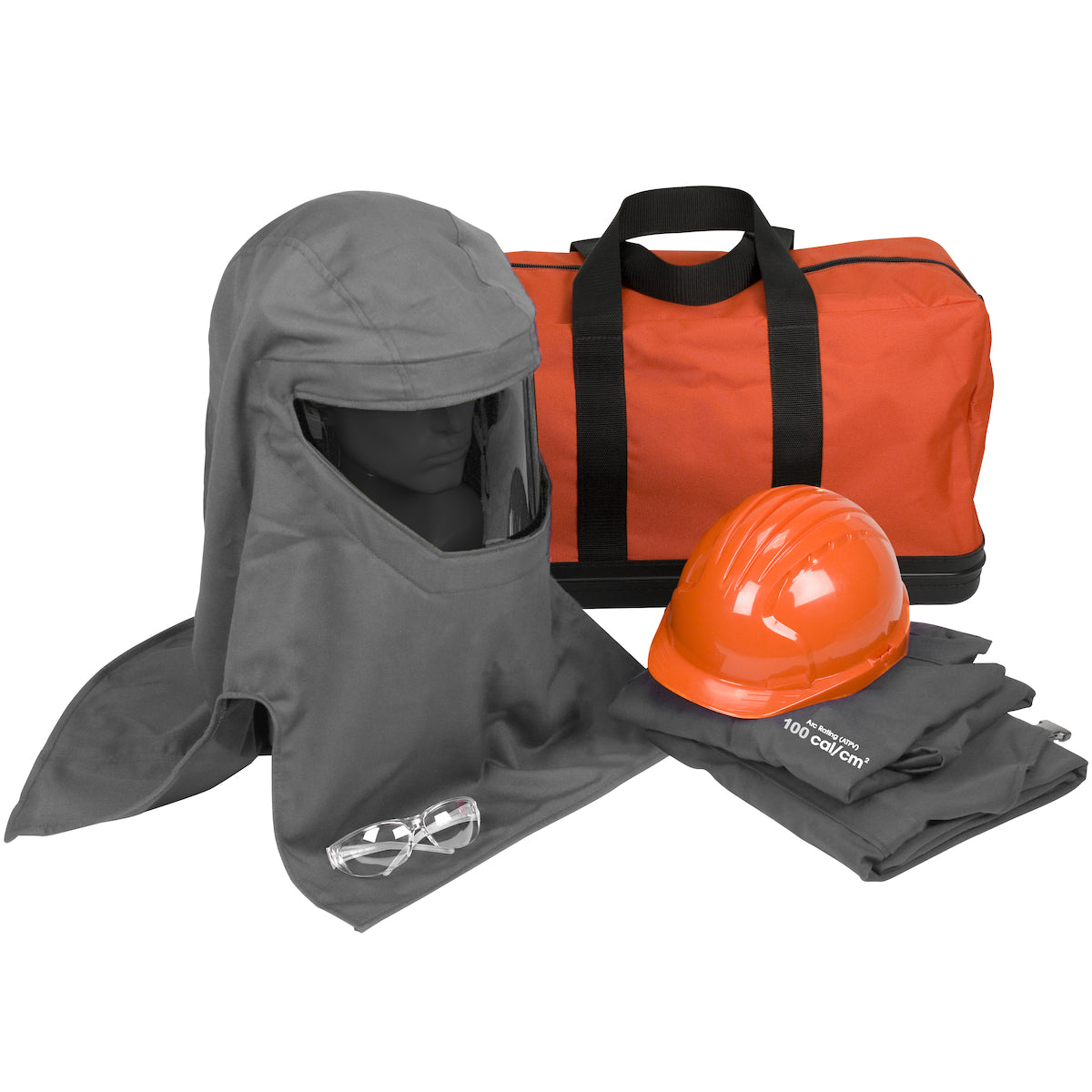 PIP Arc Protection Kits PPE 4 Flash Kit - 100 Cal/cm2 - Dark Gray - 1/EA - 9150-52730