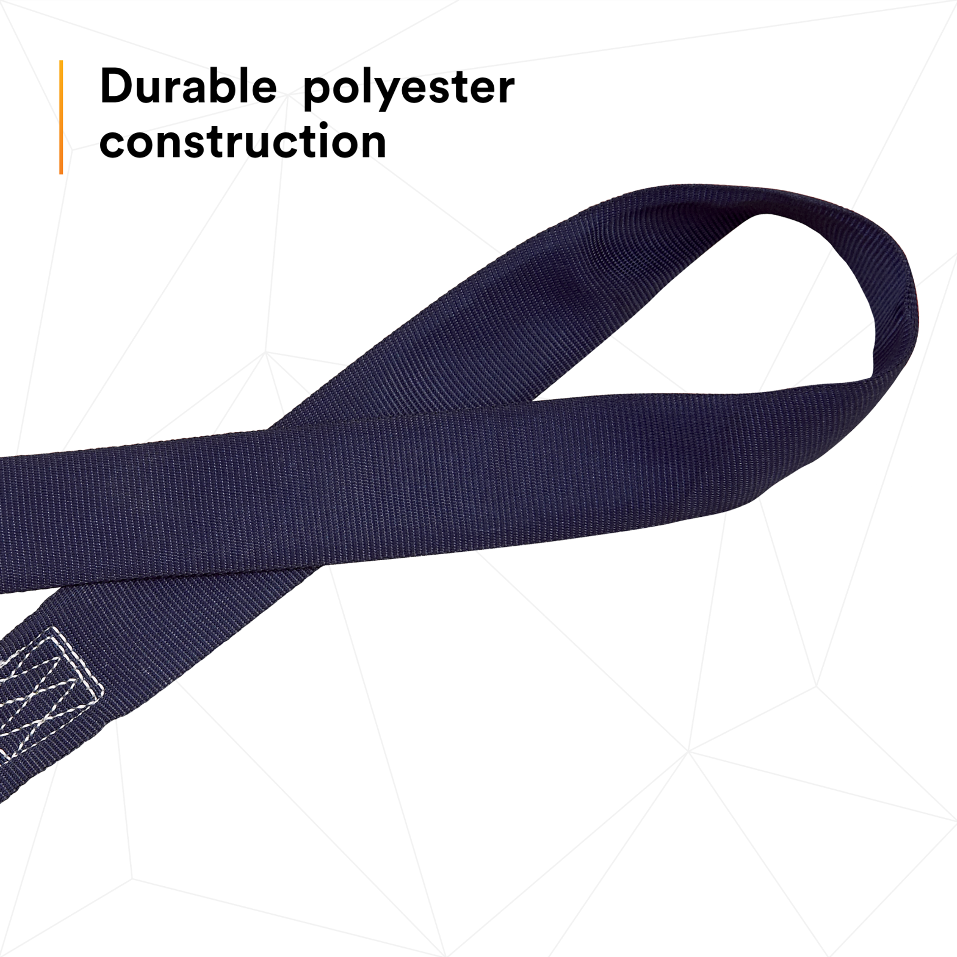 3M DBI-SALA Pass-Thru Web Concrete Strap Anchor with D-Ring - Polyester - 3.5 ft - 2100050