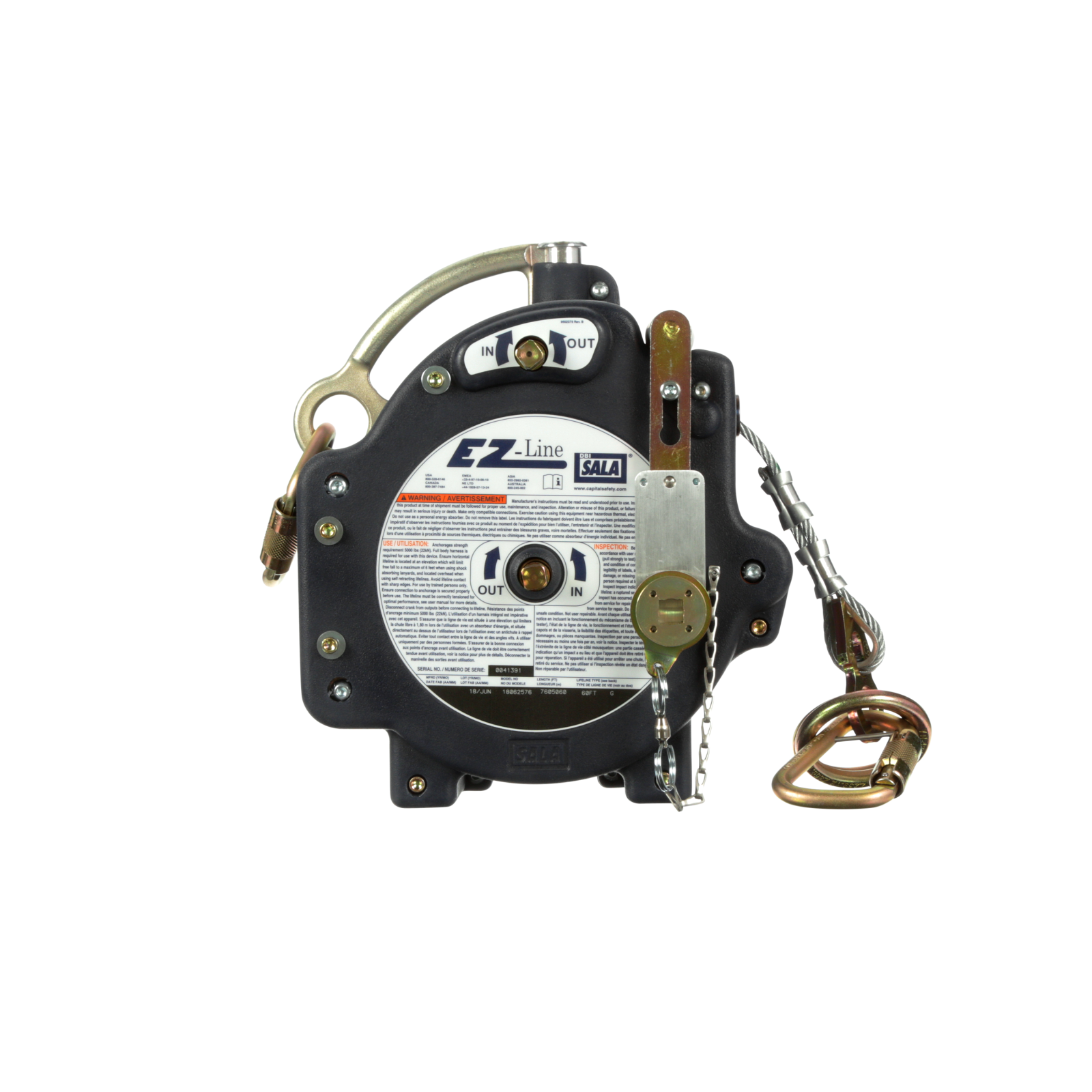3M DBI-SALA EZ-Line Retractable Horizontal Lifeline System - 7605060
