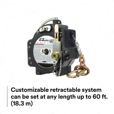 3M DBI-SALA EZ-Line Retractable Horizontal Lifeline System - 7605060