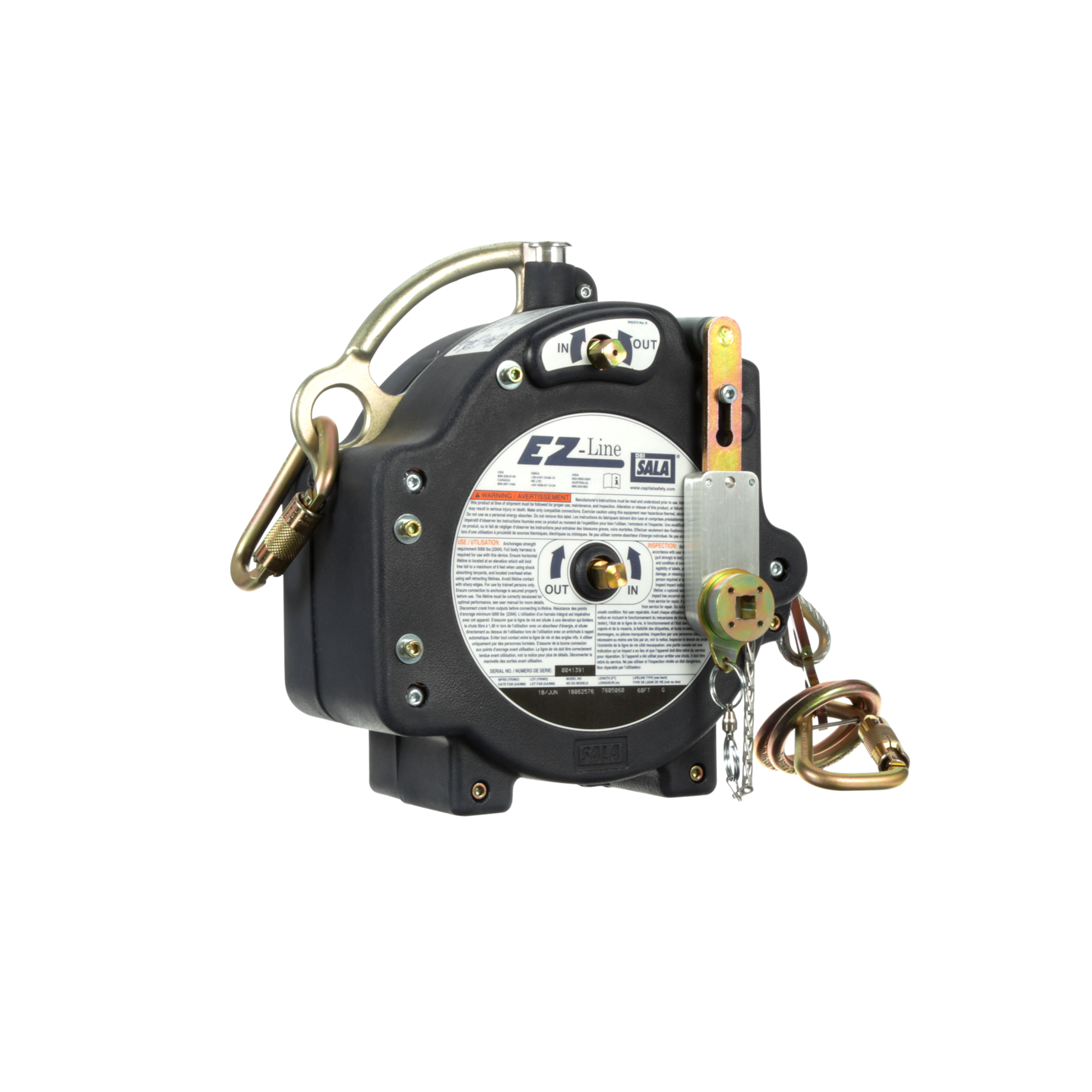 3M DBI-SALA EZ-Line Retractable Horizontal Lifeline System - 7605060