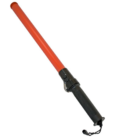 PIP Flash Baton w/Audible Signal - 22" - Red - 1/EA - 440-PIP935-006B