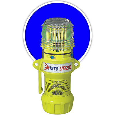 Eflare E-Flare Beacon 6" Safety & Emergency - Flashing / Steady-On Blue - 1/EA - 440-PIP-939-UB280-B