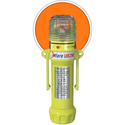 Eflare E-Flare Beacon 8" Safety & Emergency - Flashing / Steady-On Amber - 1/EA - 440-PIP-939-UB290-A