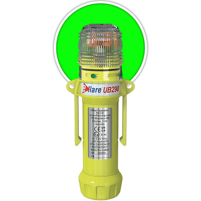 Eflare E-Flare Beacon 8" Safety & Emergency - Flashing / Steady-On Green - 1/EA - 440-PIP-939-UB290-G