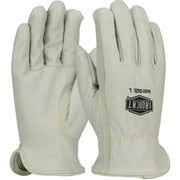 Ironcat Premium Grade Top Grain Cowhide Leather Drivers Glove - Keystone Thumb - Natural - 12/PR - 9420