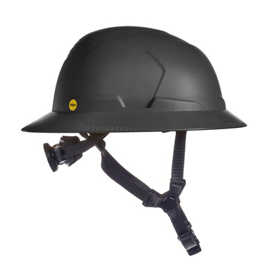 MSA V-Gard H2 Full Brim - Type II Class C - Mips - Safety Helmet - Non-Vented - Black - 10250618