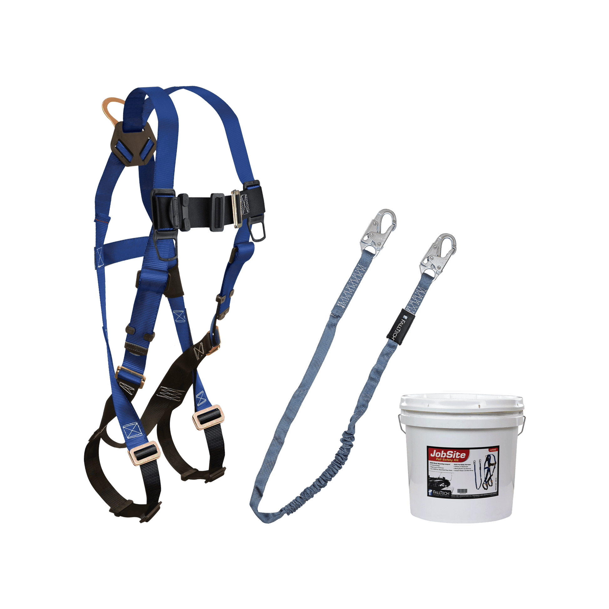 FallTech Harness and Lanyard 2-pc Mini Bucket Kit (7015 8259 2 Gallon Bucket) - 9500Z