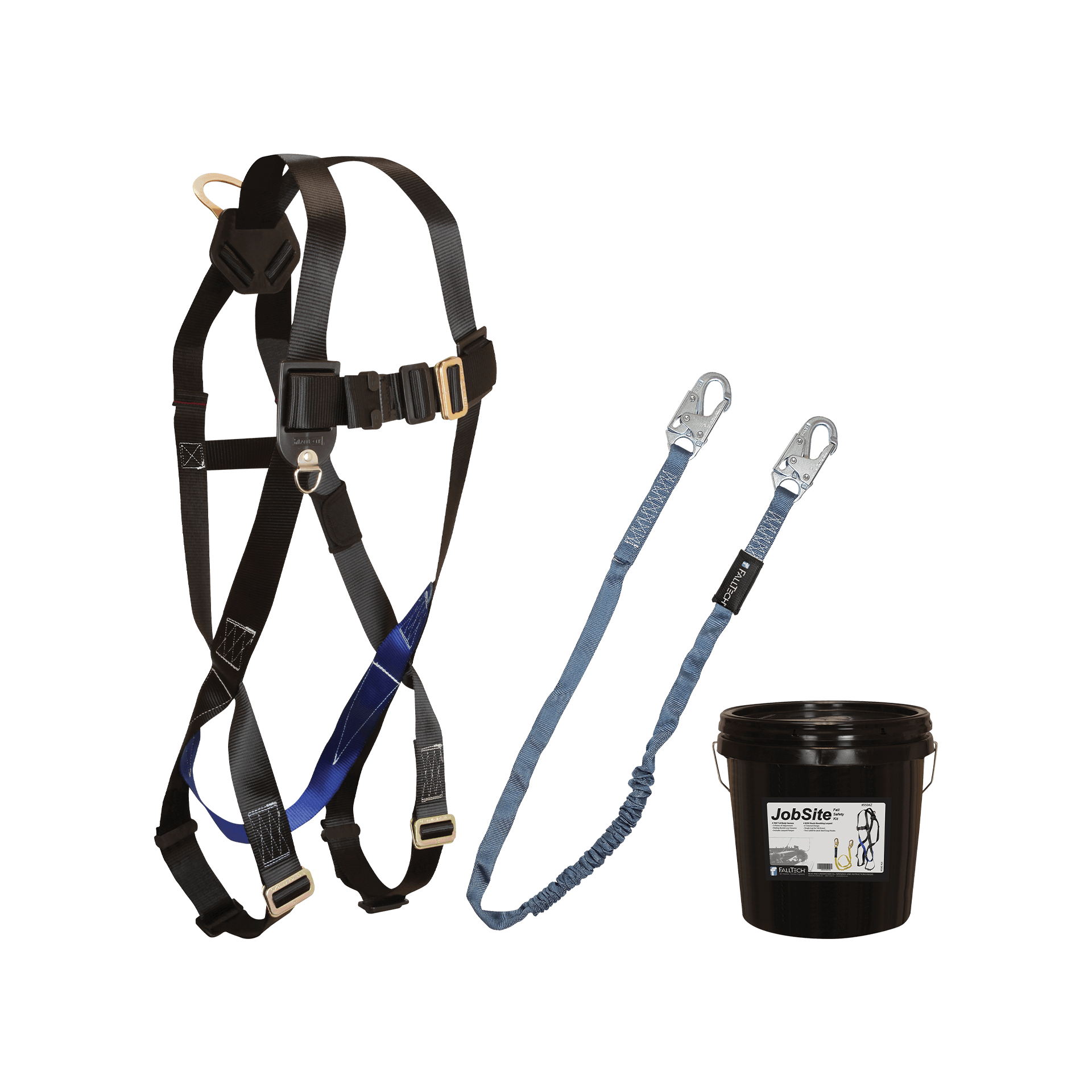 FallTech Harness and Lanyard 2-pc Mini Bucket Kit (7007 8259 1 Gallon Bucket) - 9504Z