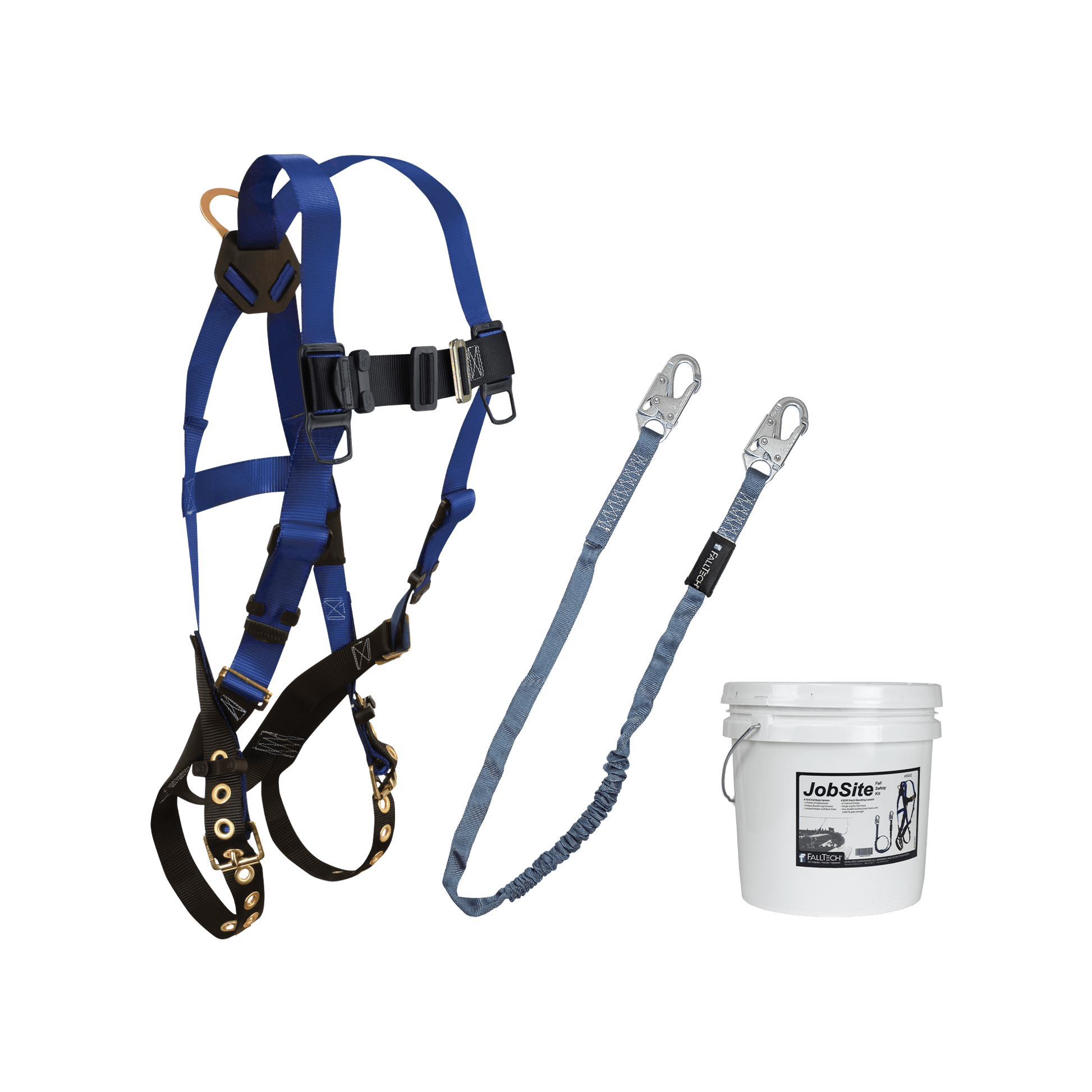 FallTech Harness and Lanyard 2-pc Mini Bucket Kit (7016 8259 2 Gallon Bucket) - 9505Z