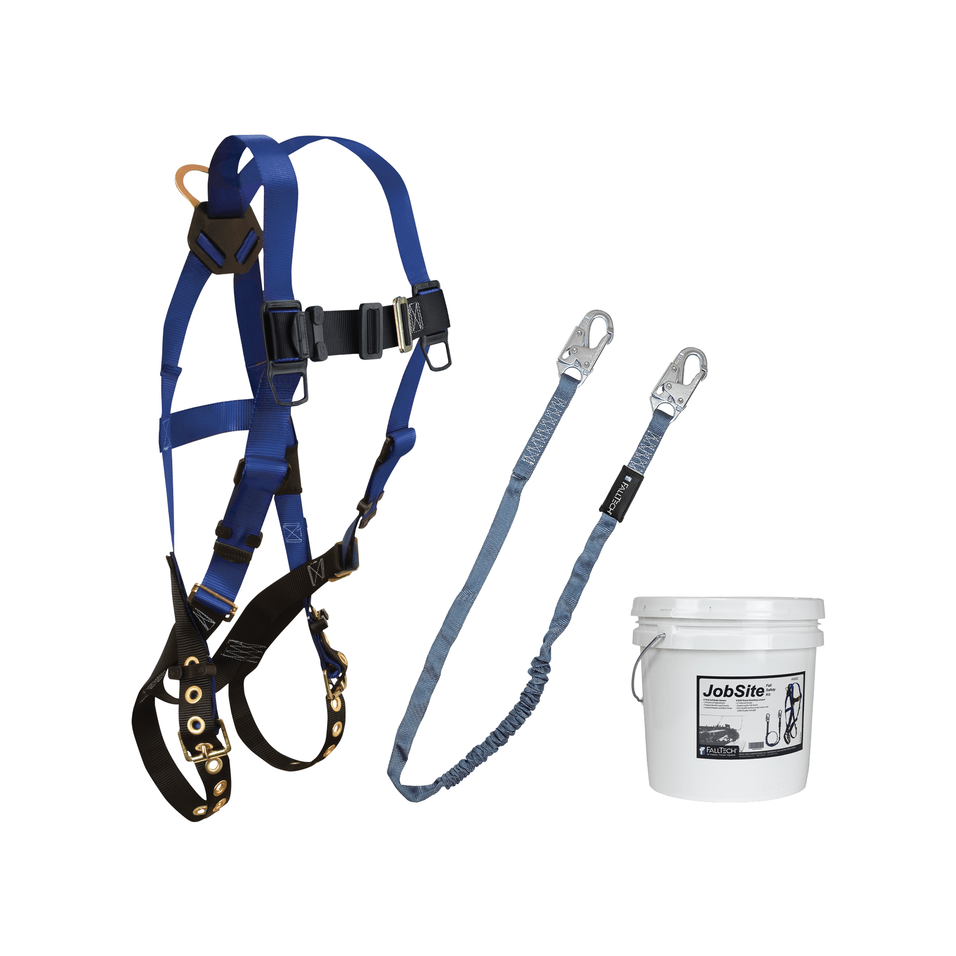 FallTech Harness and Lanyard 2-pc Mini Bucket Kit (7016 8259 2 Gallon Bucket) - 9505Z