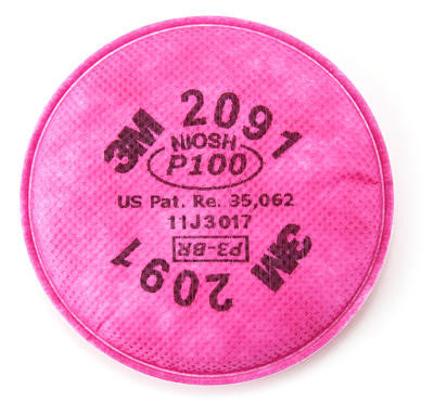 3M 2091 Particulate P100 Filter - Pair