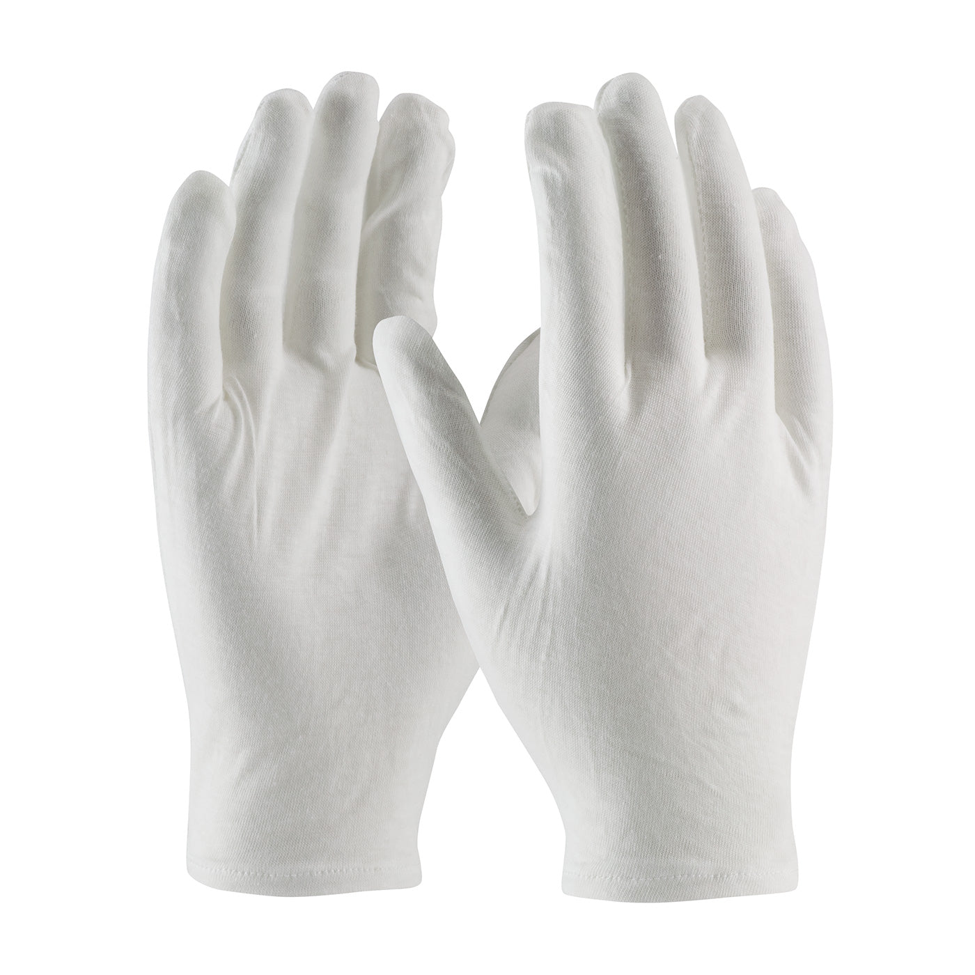 CleanTeam Medium Weight Cotton Lisle Inspection Glove w/Rolled Hem Cuff - Men's - White - 1/DZ - 330-PIP97-520R