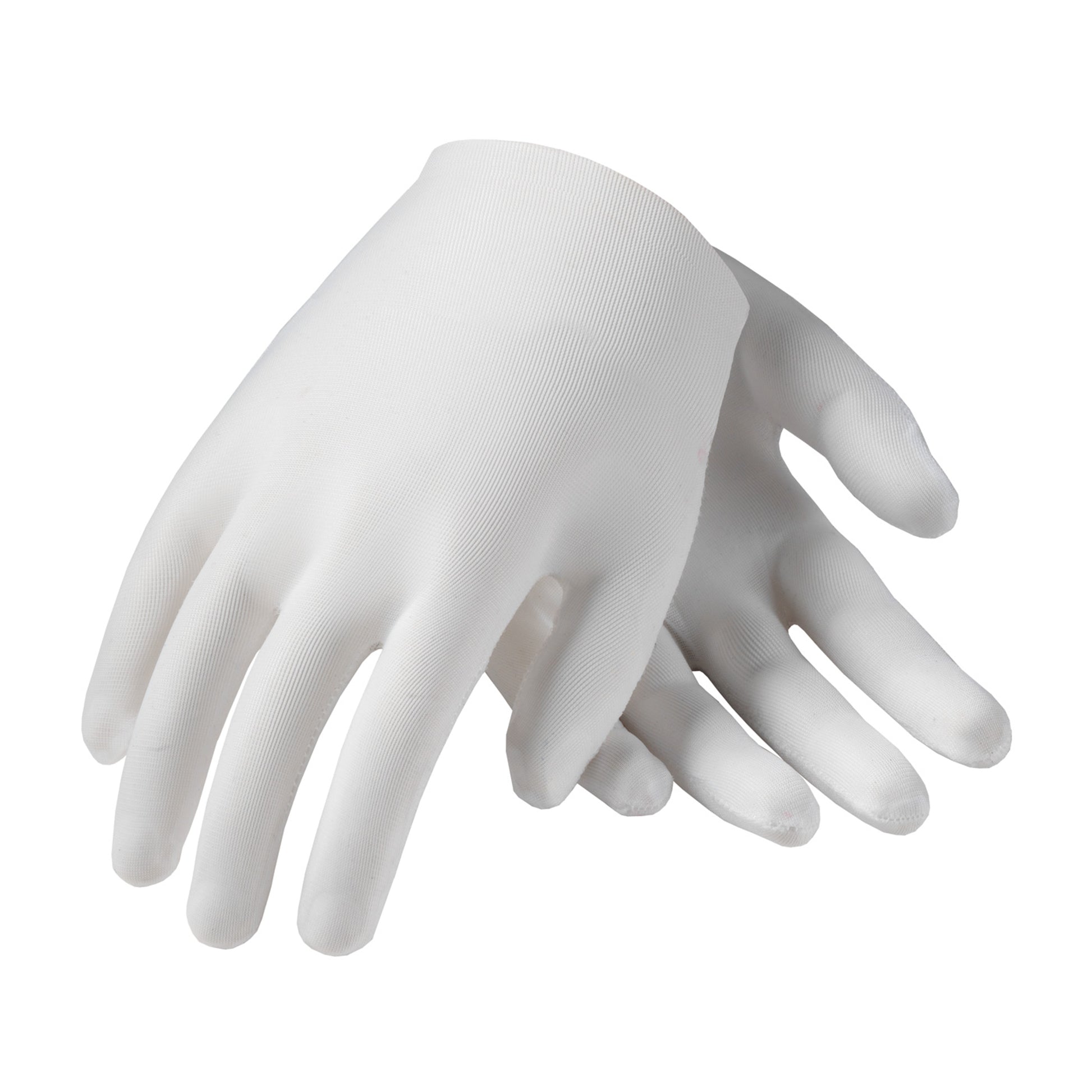 CleanTeam Medium Weight Cotton Lisle Inspection Glove w/Overcast Hem Cuff - Men's - White - 1/DZ - 330-PIP97-520H