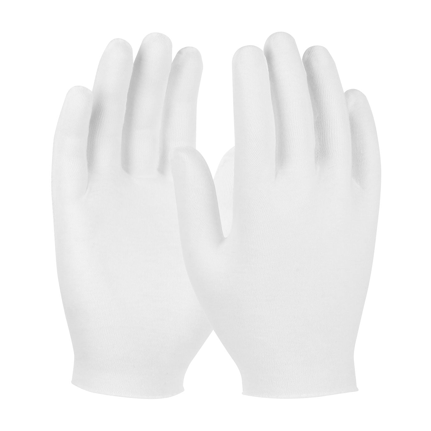 CleanTeam Medium Weight Cotton Lisle Inspection Glove w/Unhemmed Cuff - Ladies' - White - 1/DZ - 330-PIP97-521