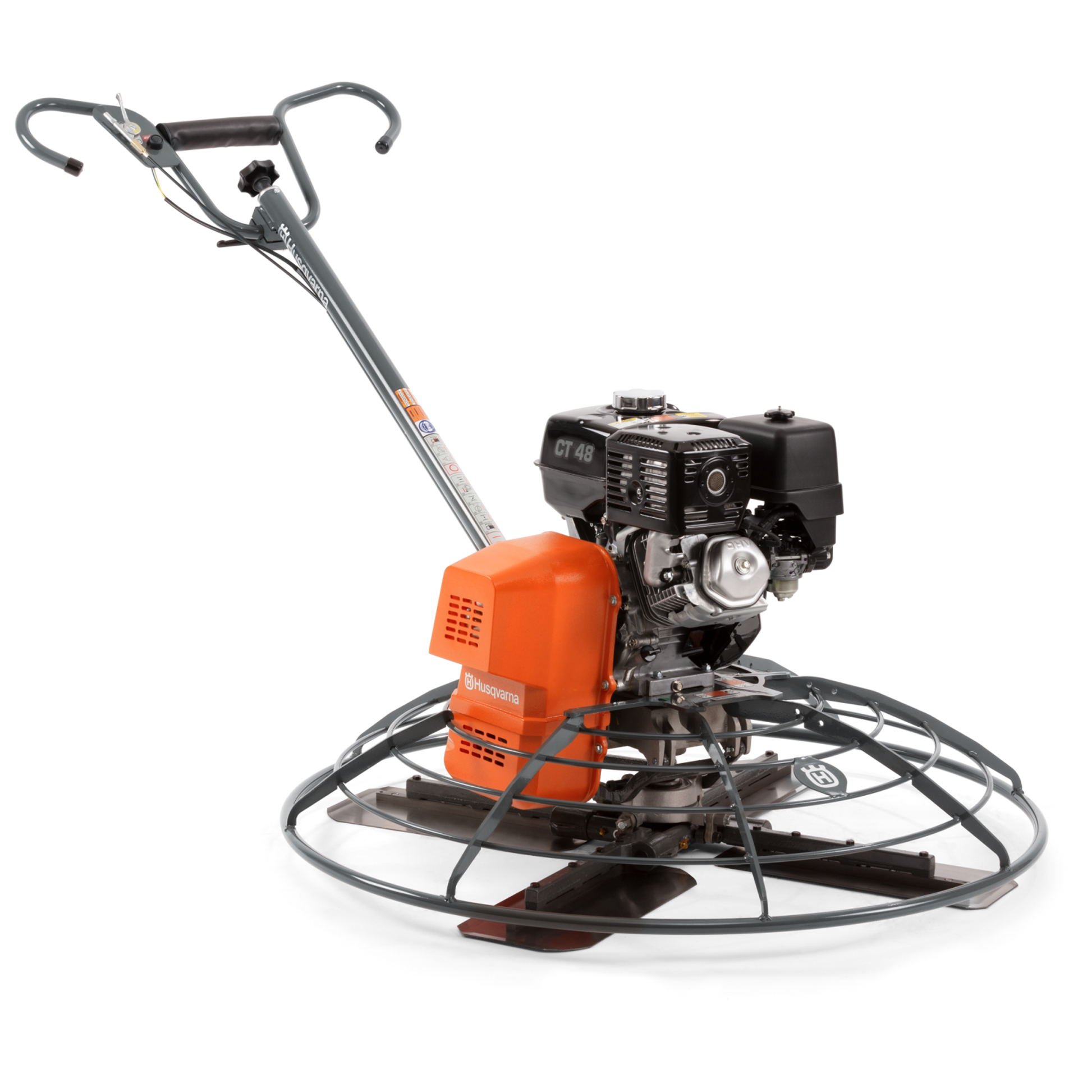 Husqvarna Walk-Behind Power Trowel CT 48 8A W T-Handle - 970465601