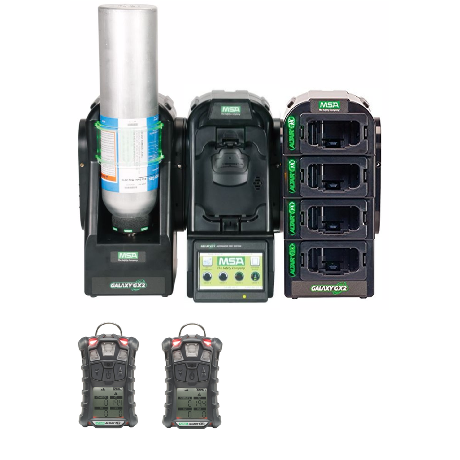 MSA ALTAIR 4XR Calibration Start Up Kit With Galaxy GX2 Station MSA ALTAIR 4XR Calibration Start Up Kit With Galaxy GX2 Station