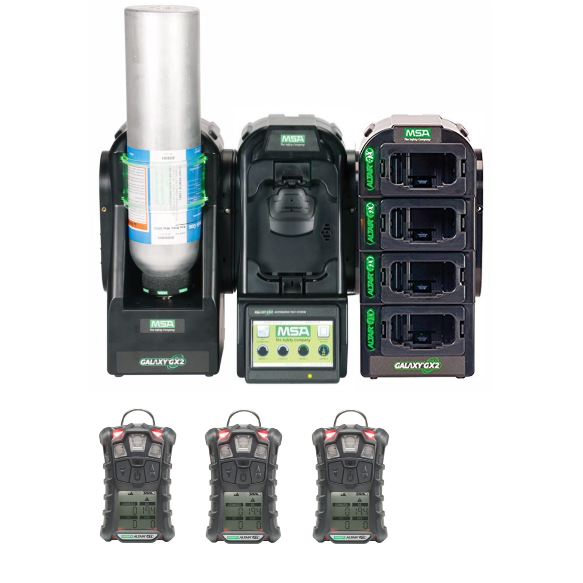 MSA ALTAIR 4XR Calibration Start Up Kit With Galaxy GX2 Station