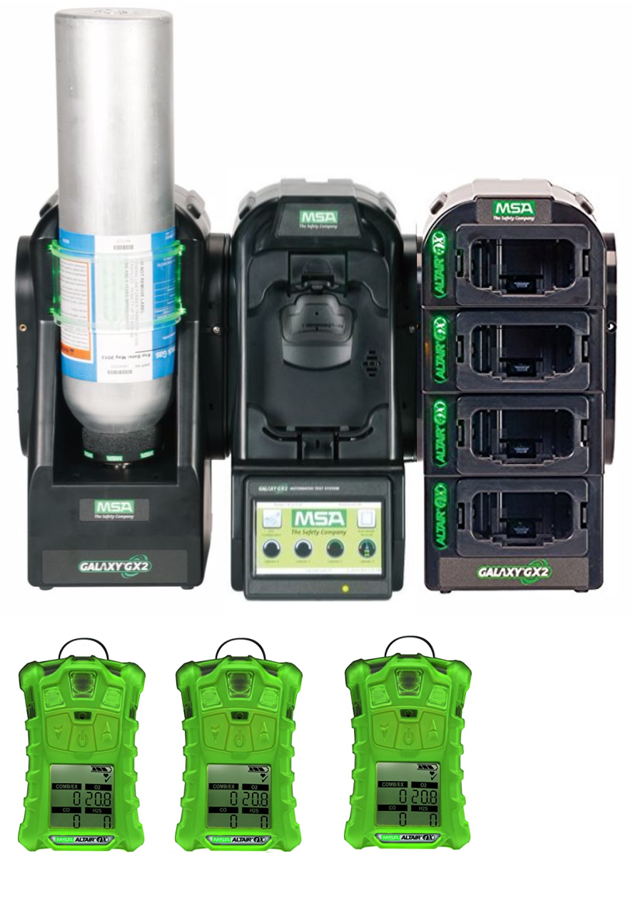 MSA ALTAIR 4XR Calibration Start Up Kit With Galaxy GX2 Station