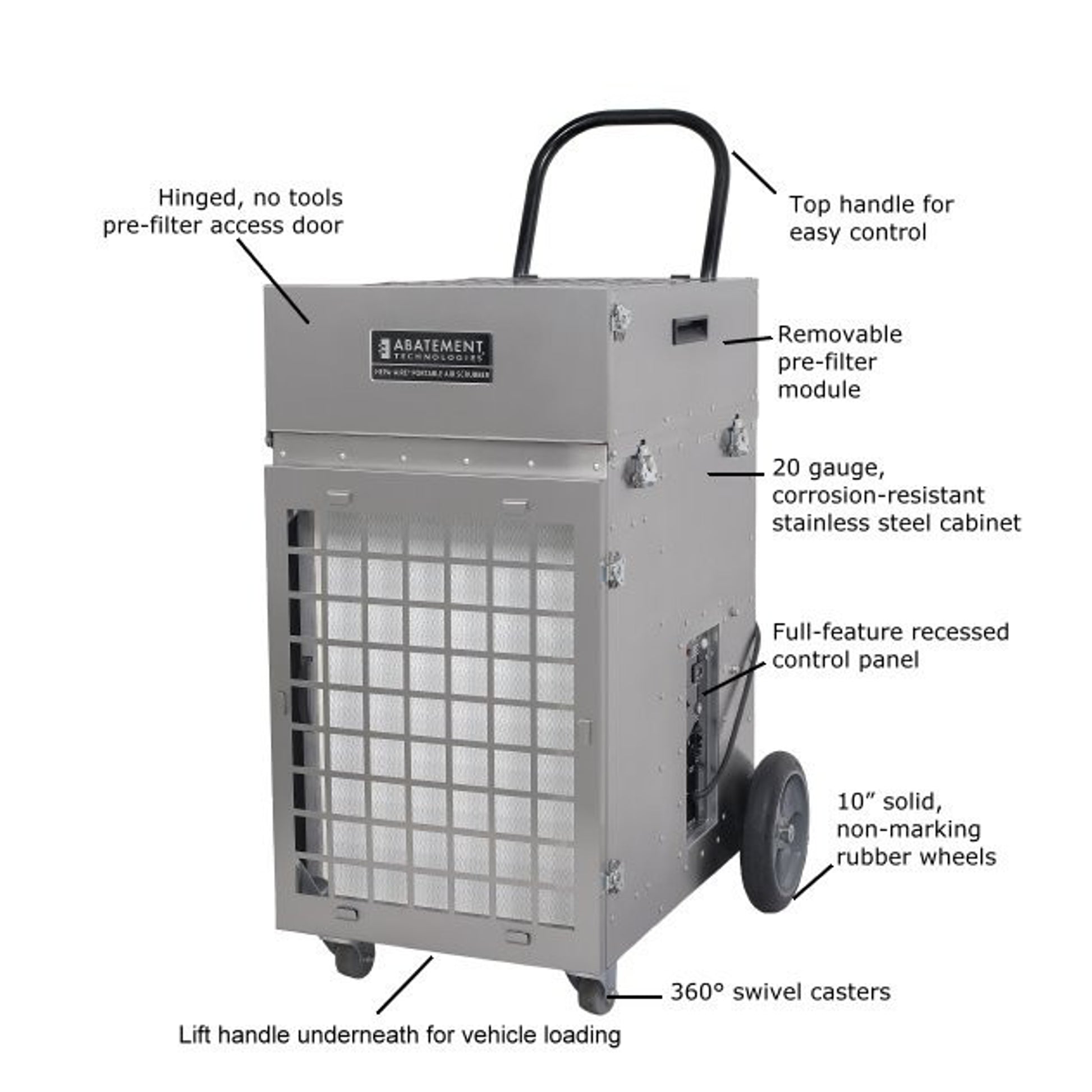 Abatement Technologies HEPA-Aire Portable Air Scrubber (700cfm-2100cfm) PAS2400