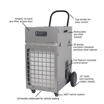 Abatement Technologies HEPA-Aire Portable Air Scrubber (700cfm-2100cfm) PAS2400