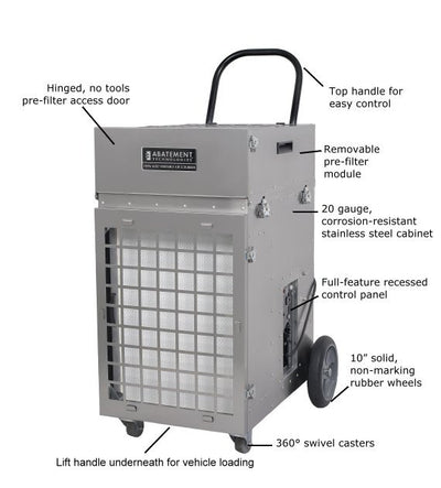 Abatement Technologies HEPA-Aire Portable Air Scrubber (700cfm-2100cfm) PAS2400