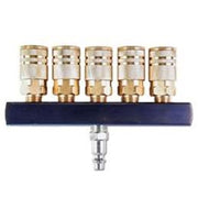 Air Systems 4 Outlet Manifold With 1/4 Hansen Fittings HPM-4H